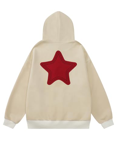 Aelfric Eden Star Hoodie Women Graphic Hoodies Unisex Oversized Print Hoody Y2k Streetwear Hooded Sweatshirt Pocket Pullover - Image 3