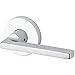 Baldwin Reserve ENSQUCRR260 Entry Square Lever and Contemporary Round Rose Bright Chrome Finish