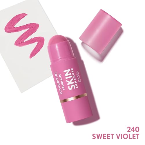 The 12 Best Everyday Lip Colors for Fair Skin That Actually Flatter Women Over 50 9 CoverGirl Trublend Skin Enhancer Blush Balm Stick, 240 Sweet Violet, Vegan Formula, Easy to Use, Glides on Effortlessly, Non-Greasy, Doesn't Crease, 0.21oz