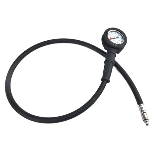 Medidor de presión de buceo escala 0-400 bar con sistema portátil para consolas de aire