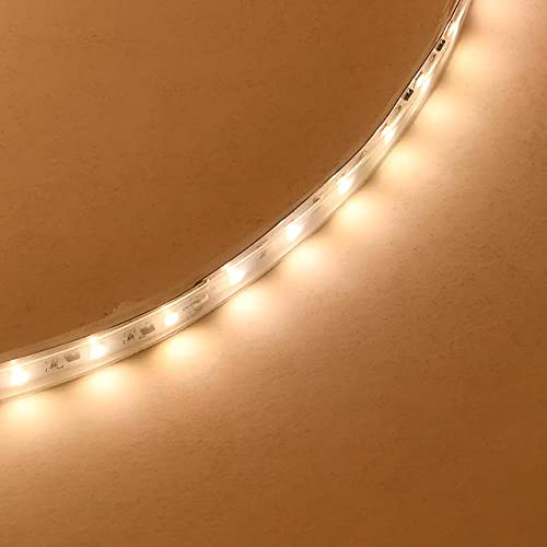Cinta LED flexible blanca cálida 32.8 ft 24V 48W miniatura 4