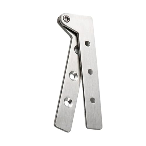 REDYY Door Hinge,Hardware Stainless Steel Rotating Invisible Door Pivots Hinge Tone Rotation Door Hardware Door Hinge Hardware for Booksh