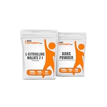 BulkSupplements Citrulline Malate 21 500g + AAKG 500g Bundle