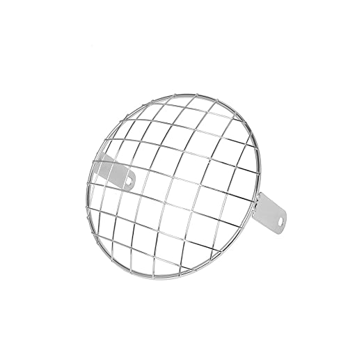 Grille de protection phare moto universelle pour éviter les bris de verre