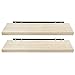 EUGAD Mensola a Muro Set da 2, 100cm, Mensole Librerie da Parete Scaffale MDF Stile Rétro Ripiano Portaoggetti, Quercia, 0041QJ-2