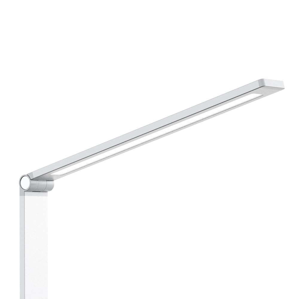 wonderlamp Flexo LED 5W Norima Blanco con Batería recargable, Interruptor táctil y Cargador Inalámbrico para móviles 3000-4000-6000K