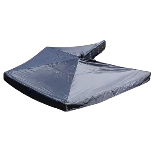 Tenda Laterale a Ventaglio da 270 Gradi, Tendalino Lato Conducente, Tendalino Laterale da Esterno for SUV, Design Esagonale, Inclusa Copertura da Viaggio Nera(S)