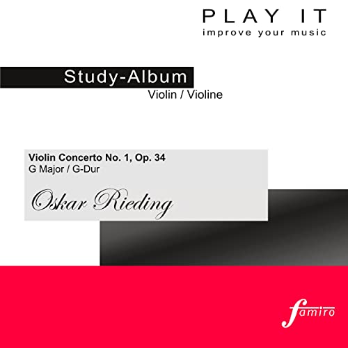 Play Play It StudyAlbum for Violin Oskar Rieding, Violin Concerto