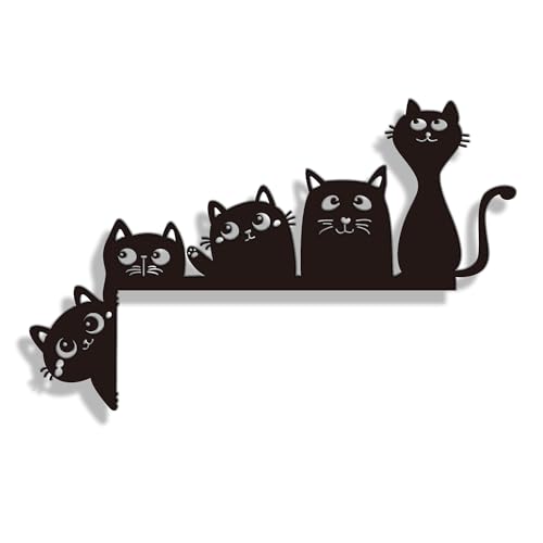 Aimery Charming Black Cat Door Frame and Wall Art -
