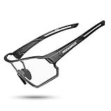 ロックブロス 調光サングラス 自転車 ロードバイク サイクルサングラス メガネ 軽量 紫外線カット 防風 アイウェア 登山 ランニング 通勤 ユニセックス