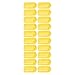 20 Pcs 6mm Brake Caliper Bleed Screw Cap High Durability Universal Red Dust Cap for Car Braking System (Yellow)
