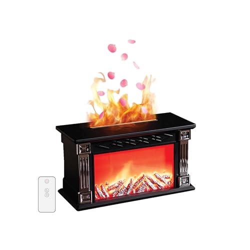 AURÉVIA PRO Ultrasonic Fireplace Flame Diffuser & Cool Mist Humidifier