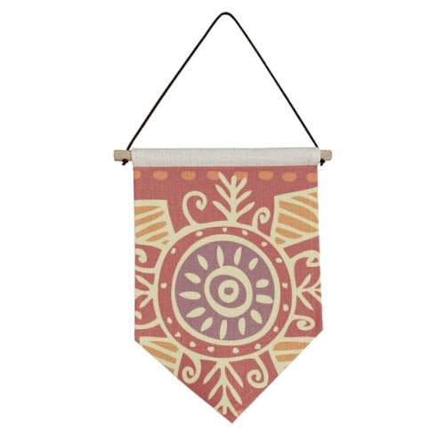 Drapeau sur toile Mexique bannière décoration murale totem ancien