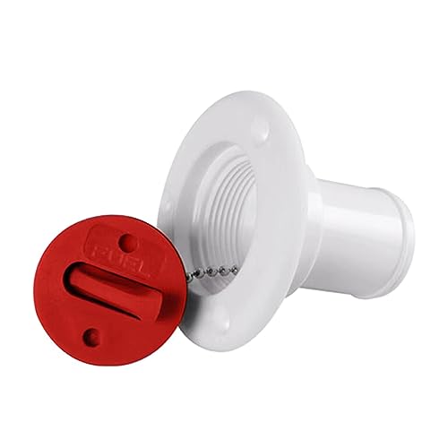 NEXAVKPR Fuel Water Deck Filler Marine Hardware, Red cover
