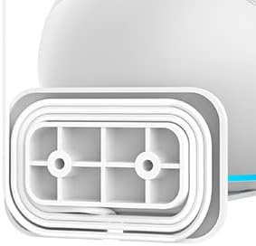 HomeMount Metal Wall Mount for Google Nest Mini & Echo 4th Gen - Speaker Wall Mount Holder with Cable Management to Hide Messy Wires Space-Saving Accessories(White) - Image 4