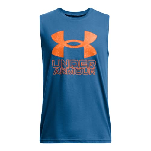 Under Armour 1385999 Boys' Sportstyle Hybrid Tank Top cover