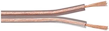 Goobay 67719 kabel głośnikowy 2 x 0,75 mm² przewód CCA/kabel audio na metry/Speaker Cable kabel kablowy kabel audio/kabel do subwoofera/przezroczysty / 10 m