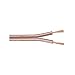 Produktbild Goobay 52082 Lautsprecherkabel 2x2,5mm² CCA Litze / Boxenkabel Audio Kabel Meterware / Speaker Cable Litzenkabel Audiokabel Subwoofer Kabel / Transparent / 50m