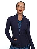 Queenie Ke Women's Sports Define Jacket Slim Fit and Cottony-Soft Handfeel Size L Color Dark Navy