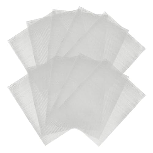 Gatuida 10 Pcs red de reparación de automóviles soldador de plástico soldadura de plastico soldadura de plásticos malla de alambre soldada malla de alambre de acero malla metálica Silver