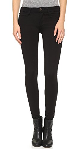 True Religion Women's Halle Mid Rise Super Skinny Pant in Black Ponte