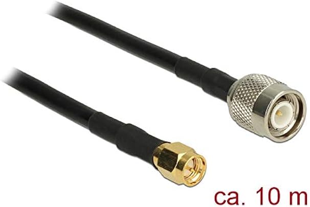 DeLOCK 89507 cavo coassiale TNC SMA RG-58 C U Nero DeLOCK 89507 cavo coassiale TNC SMA RG-58 C U Nero