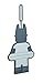 Lego Batman Movie Vacation Batman Silicone Luggage Bag Tag for Travel, Gym, School, or Backpack