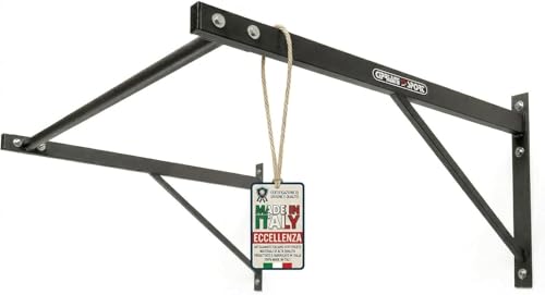 Cipriani sport Barre de traction murale professionnelle Calisthenics Home Workout pour salle de sport Muscle up Pull up (Noir, 100x100x50cm)