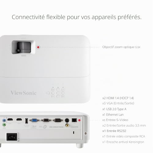 ViewSonic PG706HD Projecteur DLP 3D 4000 ANSI lumens Full HD 1920 x 1080 16:9 - vue 9