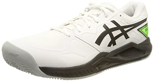 Soletta Ortholite rimovibile ASICS Gel-Challenger 13 Clay, Scarpe da Tennis Uomo, White/Green Gecko, 46 EU
