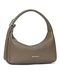 BOSTANTEN Small Black Purse for Women, Vegan Leather Handbag, Trendy Shoulder Bag with Adjustable Strap