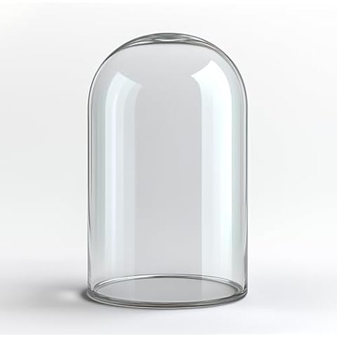 Pakusane Glass Dome for Pakusane Sourdough Starter Heating Pad Accessories – Fits Jars Up to 4.33" Diameter x 5.9" Height – Durable Clear Glass Cover Cover