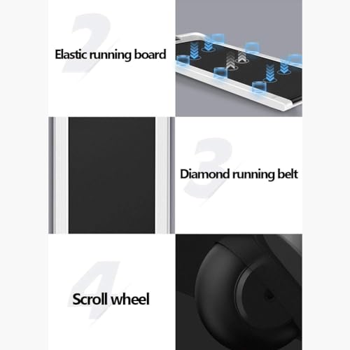Image of Running Belt, Electric Walking Belt, Walking Belt, Remote Control Tablet Small Silent Running Belt, Portable Mini Walker, Suitable for Office, Family, Meeting Room