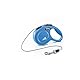 flexi® Classic XS Seil 3 m blau, Roll-Leine für Hunde bis 8 kg