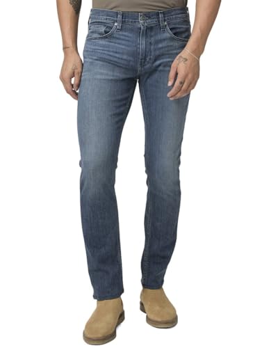 PAIGE Men's Federal Transcend Slim Straight Fit Jean, Silich