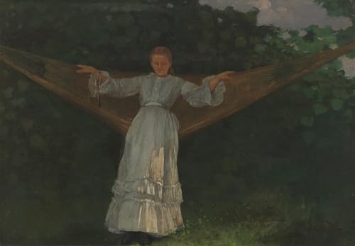 Cuadro en lienzo Winslow Homer decorativo para oficina y salon elegante de 60x90cm