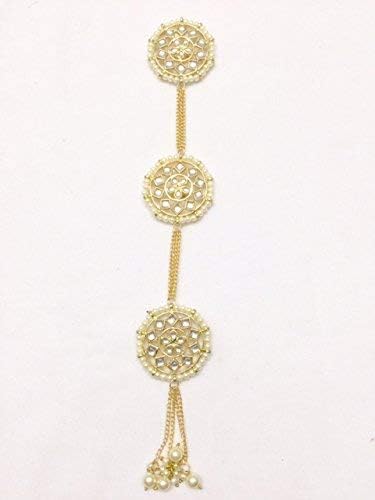 eerafashionicing Meena Work Jewellery Buttons for Kurti (Gold)