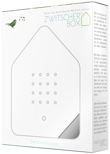 Sound-Therapy-Machine--Bird-Sounds--Motion-Sensor-Activated--Soothing-Nature-Sounds--Unique-Sound-Machine--Home-and-Bathroom-Relaxation--Motion-Sensor-Noise-Maker-Gray