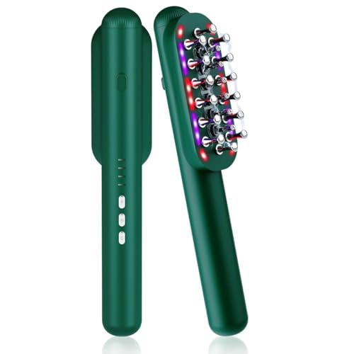 Unlnsiy 電気ブラシ サロン級多機能EMSブラシ 頭皮・顔・全身ケア LED光エステ搭載 4モード&3色LED Type-C充電式 母の日ギフト対応