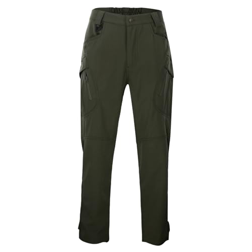 Men's Casual Pants Stretch Slim Fit Outdoor Workwear Trousers Durable Jogger Pants for Hiking Travel Everyday