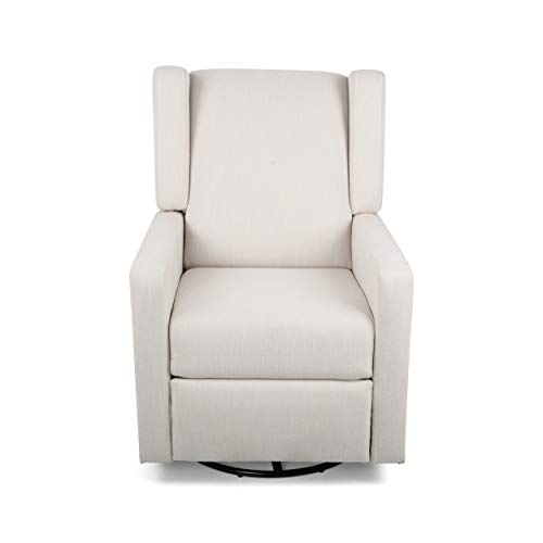 Sillón giratorio reclinable beige