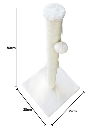 Petbarn Cat Scratching Post Beige (Beige) - Image 5