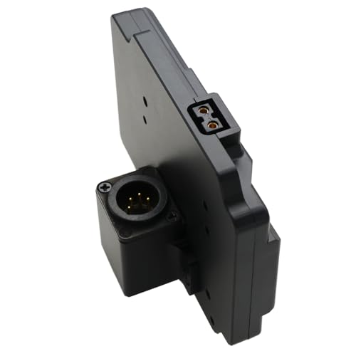 Adaptateur XLR 4 broches mâle et V-Mount pour carte Steadicam robuste