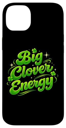 Big Clover Energy St Paddy's Day ���p�g���b�N�X �ʔ������[���A �X�}�z�P�[�X iPhone 14 Plus �p