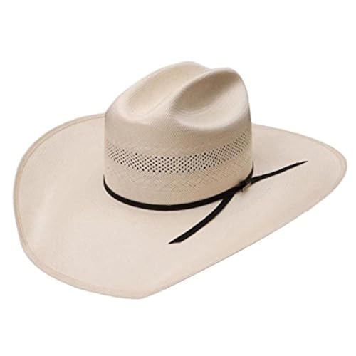 RESISTOL 20X Cut Bank Straw Cowboy Hat Natural