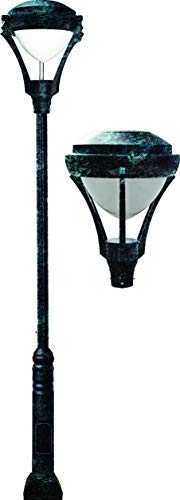 Dabmar Lighting GM5907-VG-MT Large Post Light Fixture 70W Metal Halide Multi-Tap44; Verde Green - 145.75 x 21.65 x 21.65 in. #1