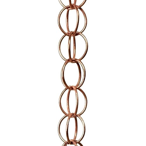 kkiuop K0Q2 Chaîne de pluie pour gouttières, cour, tonnelles, gouttières, abris, auvents et toits d'eau 1 m