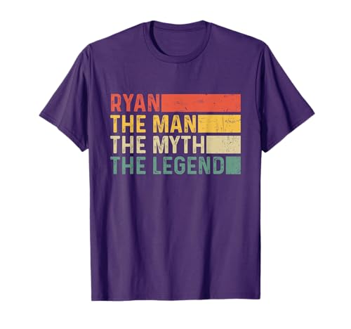 Ryan The Man The Myth The Legend Vintage Gift for