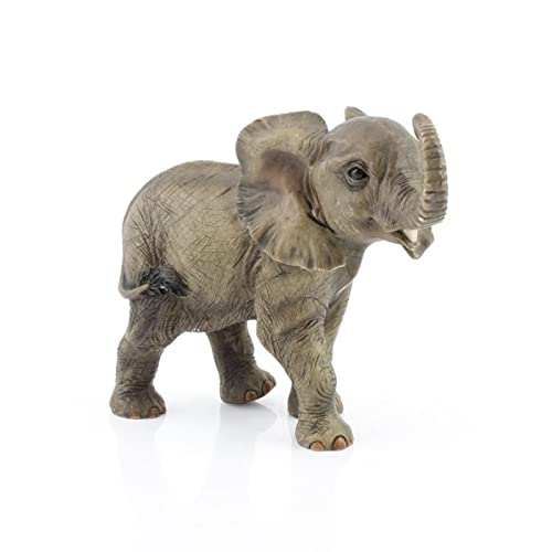 Lesser and pavey LP07252 Figure | Standing Elephant Calf | 1 Piece-8x14x12 cm Accessory, Multicolord, One Size