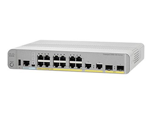 Cisco WS-C3560CX-12PD-S Catalyst 3560-CX 12 Port PoE 10G Uplinks IP Switch
